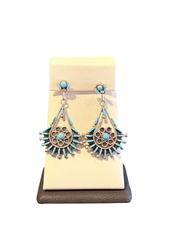 Zuni Needlepoint Earrings