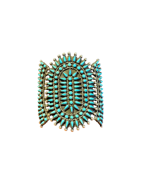 Zuni Needlepoint Cuff