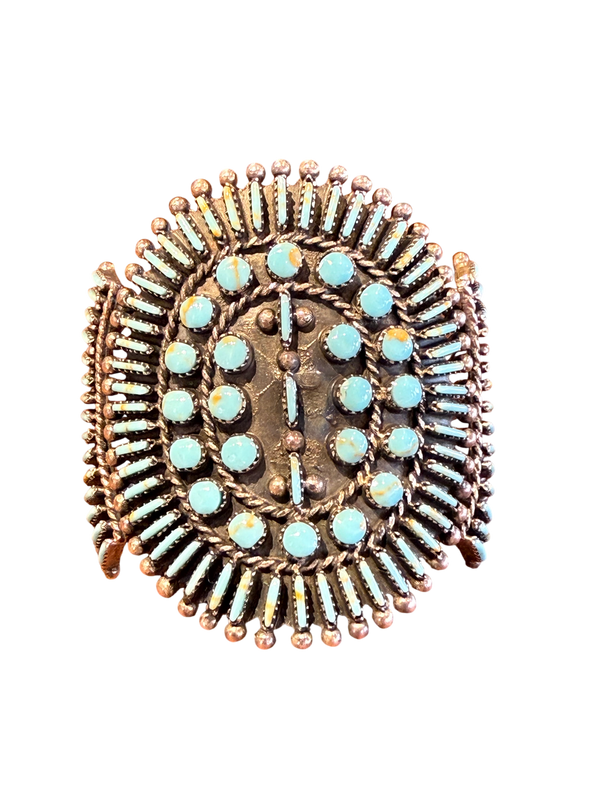Zuni Needlepoint Cuff