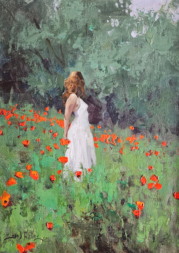 Hidden Among the Poppies
