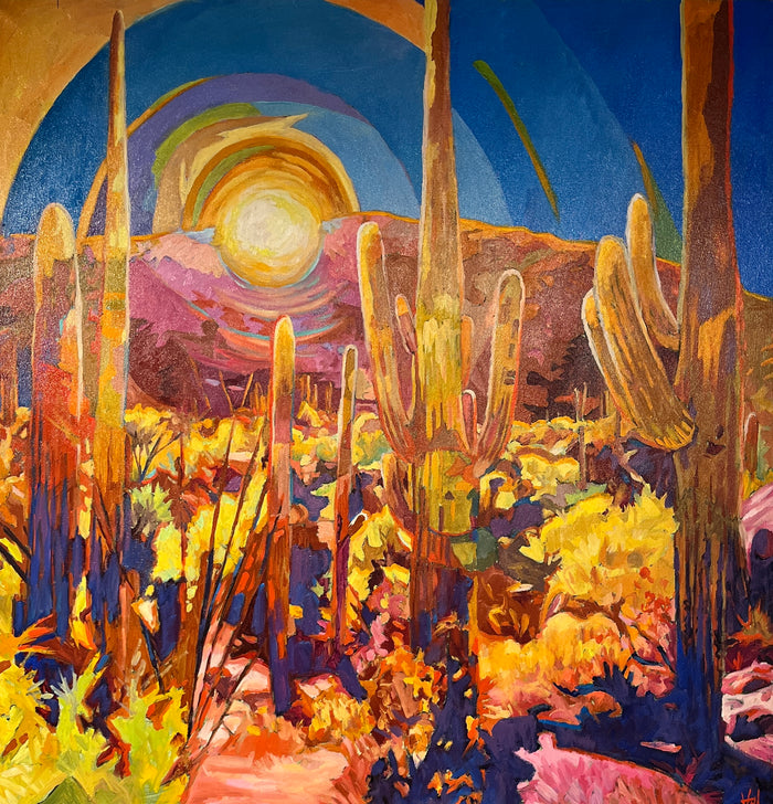 Golden Saguaros