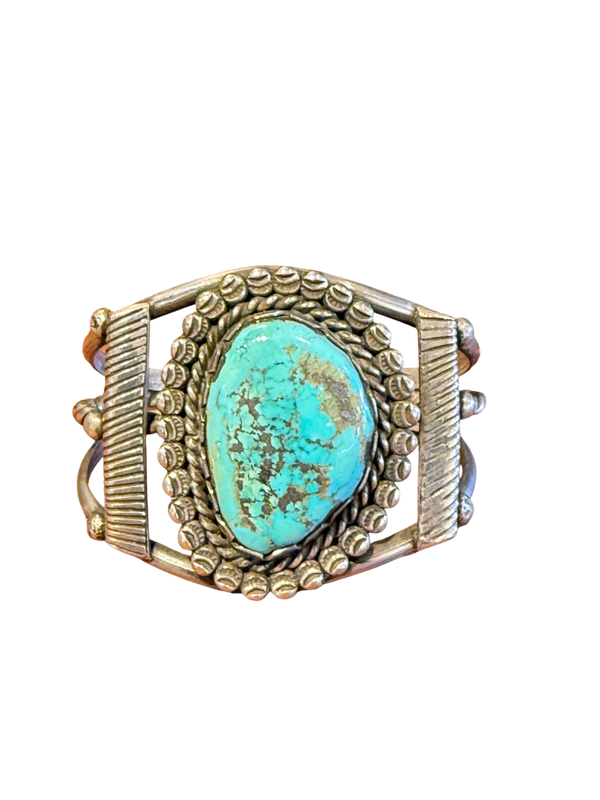 Blue Gem Turquoise Cuff