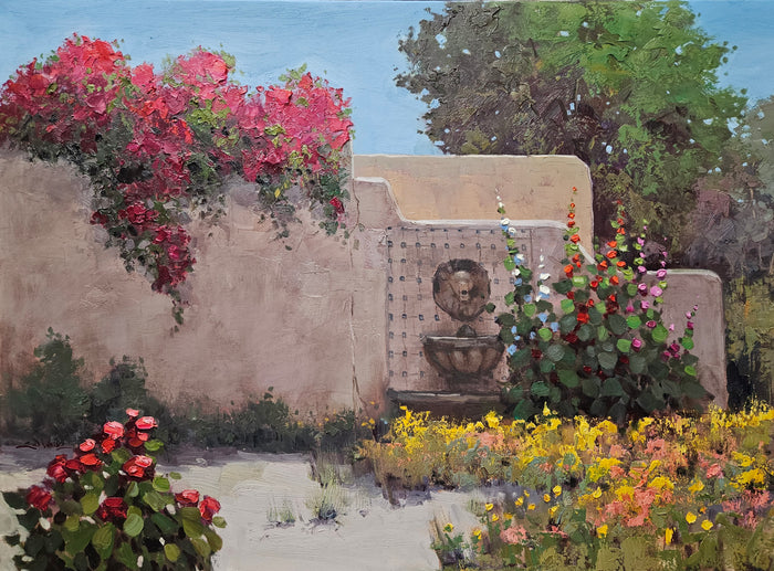 When the Courtyard Bloomed