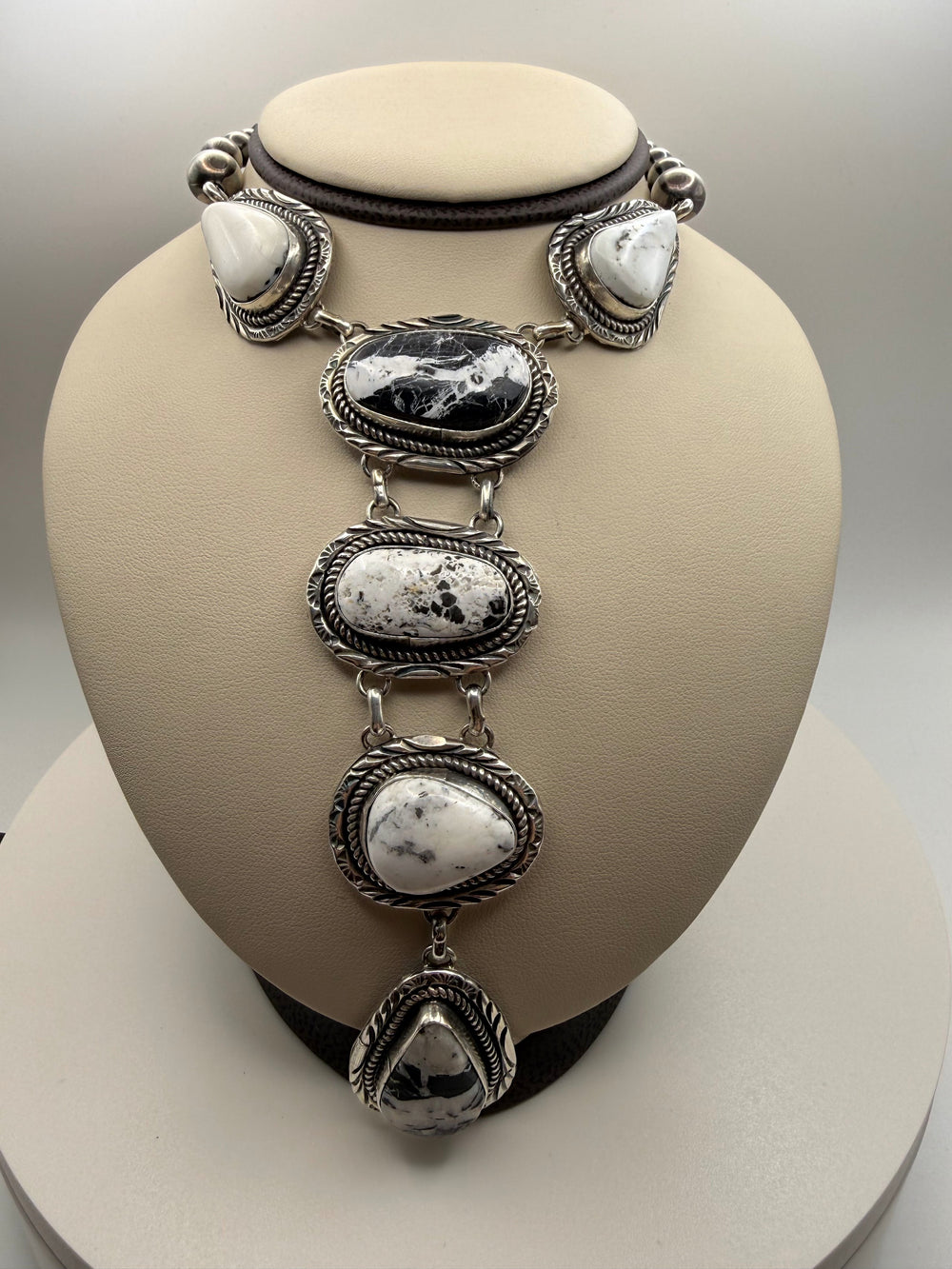 White Buffalo Lariat Necklace — Divine West
