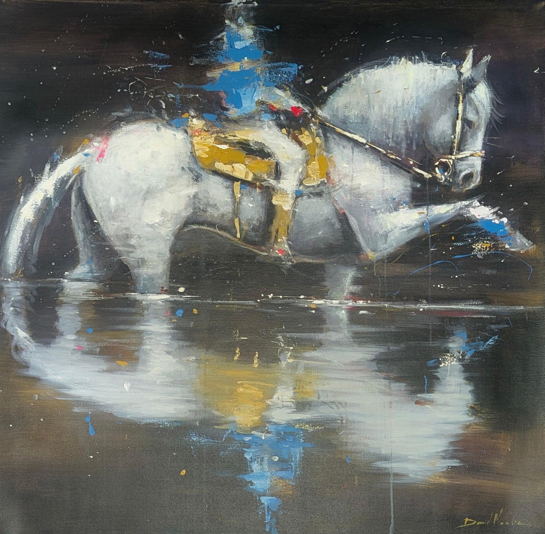 Romantico (Blanco) — David Noalia, oil