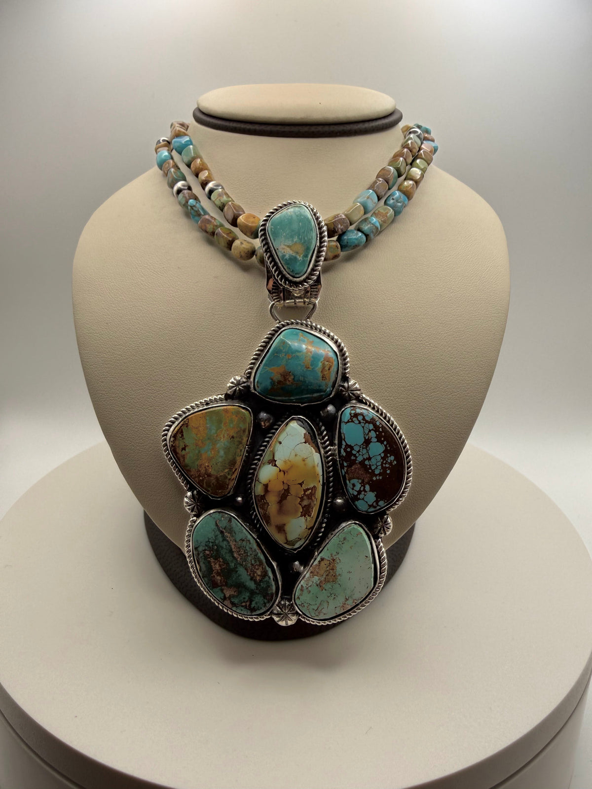 Royston Turquoise Necklace and Pendant — Charlene Yazzie