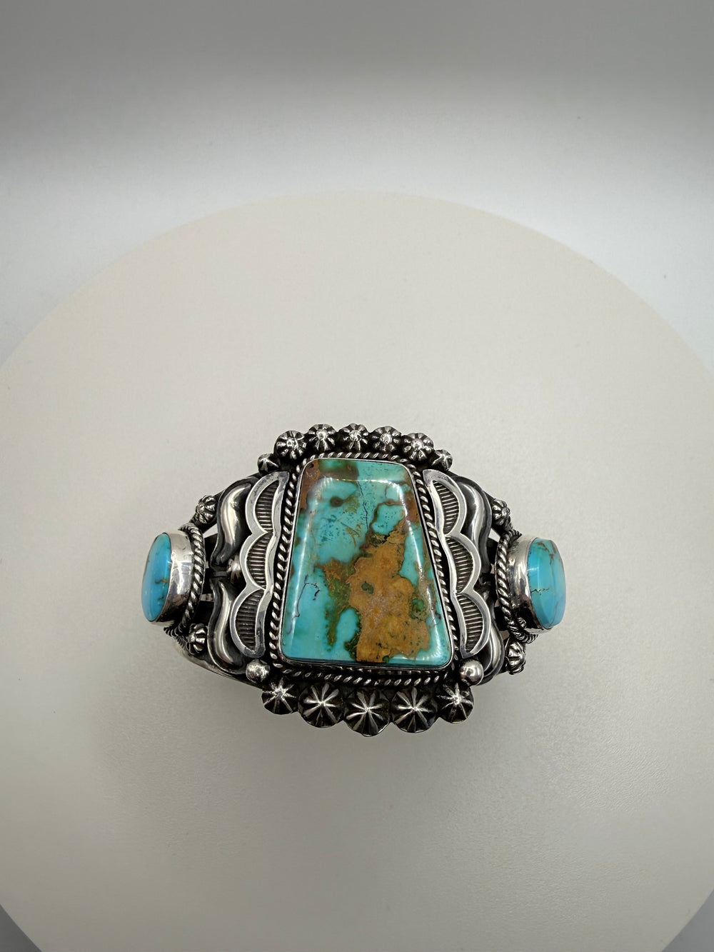 Sonoran Gold Three-Stone Cuff — Rick Werito