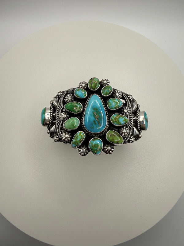 Sonoran Gold Turquoise Cluster Cuff