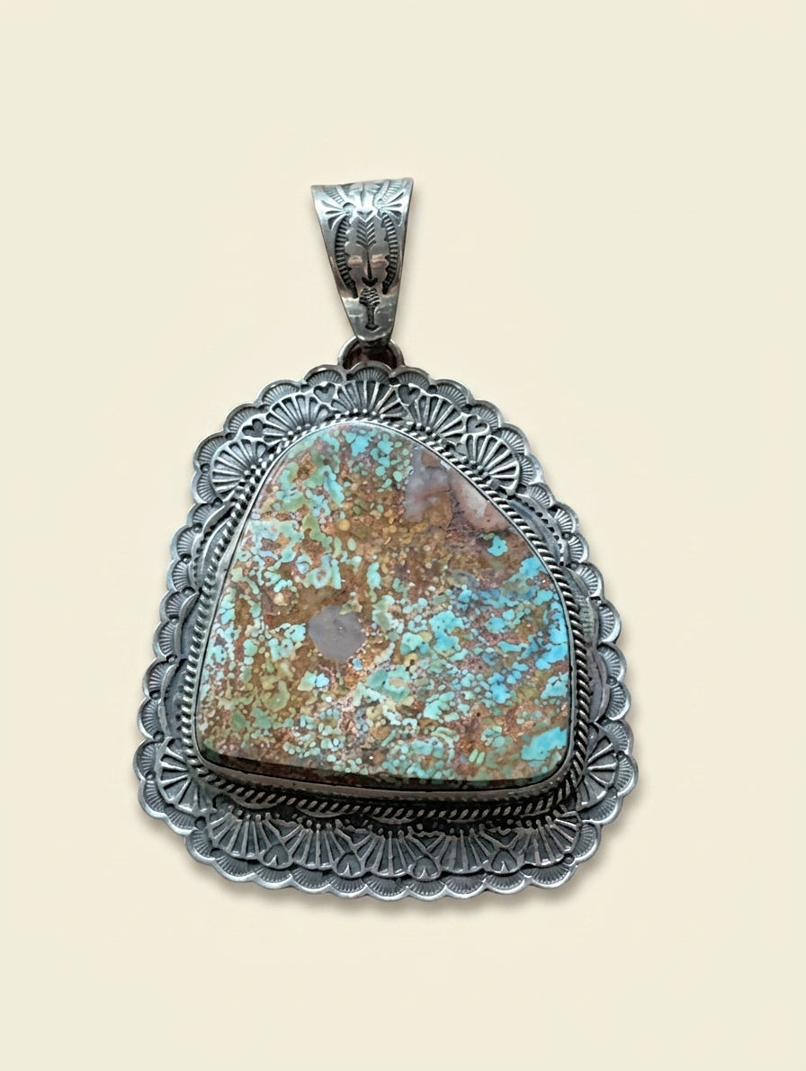 Royston Turquoise Pendant, Divine West Gallery