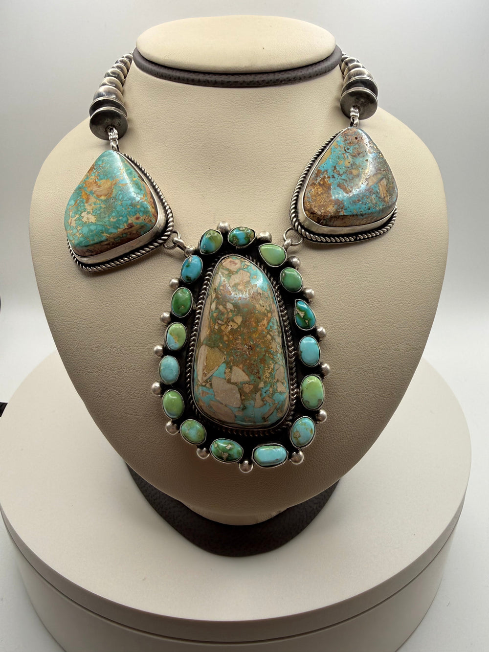 Royston Turquoise Lariat Necklace — Robert Yazzie