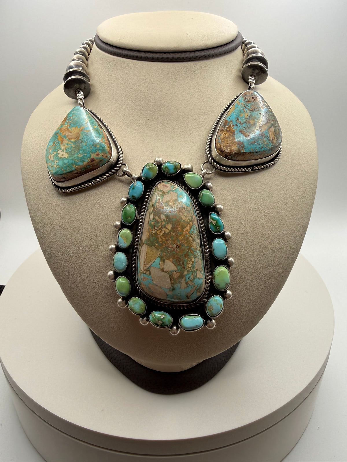 Royston Turquoise Lariat Necklace — Robert Yazzie