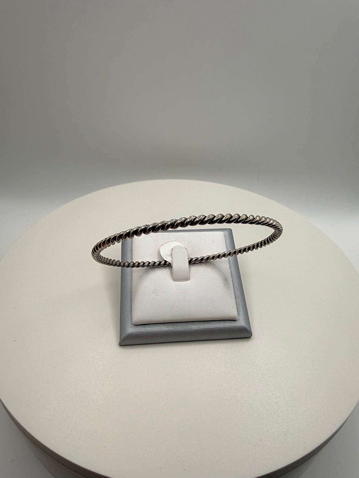 Braided Silver Bangle — Thomas Charlie