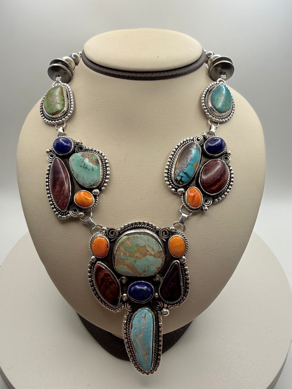 Multi-Stone Lariat Necklace — Divine West