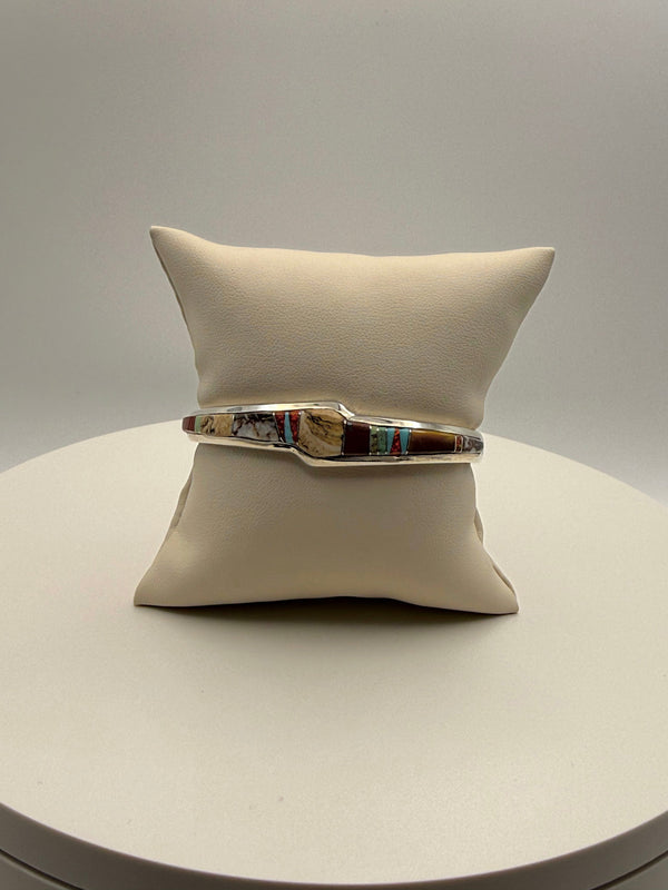 Multi-Stone Inlay Bracelet