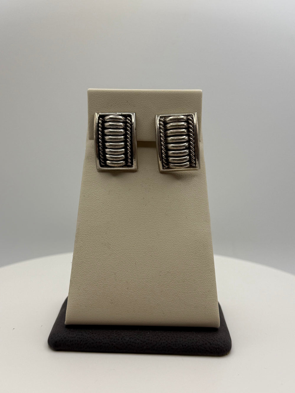 Braided Silver Earrings No. 1 — Tom Charlie