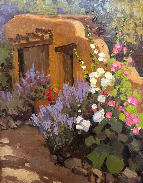 Whispers Through the Hollyhocks