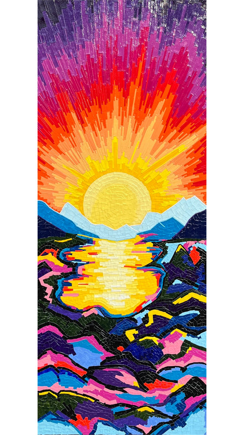 Sunrise Over the Peaks