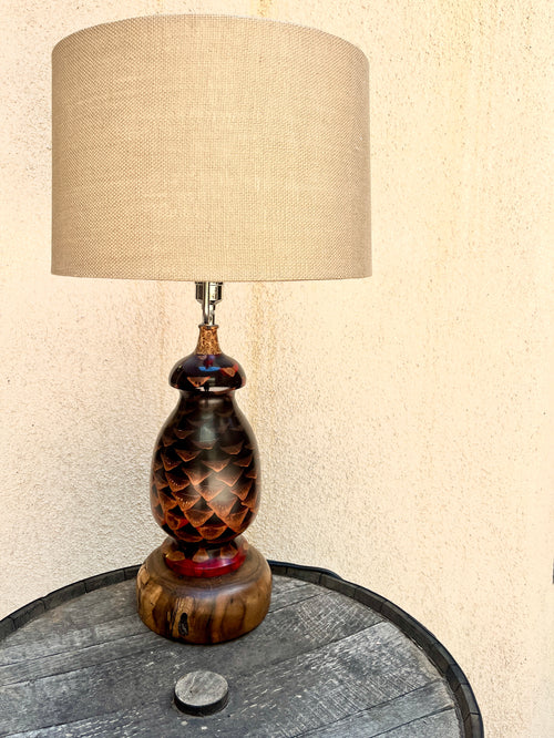 Pine Cone Lamp #1238