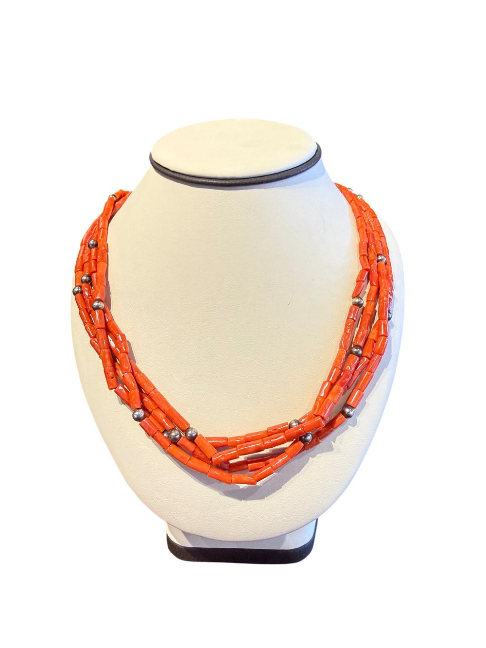Divine West - Vintage Mediterranean Coral Necklace