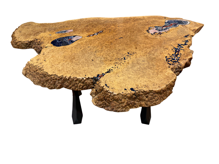 Bird's Eye Maple Burl Table
