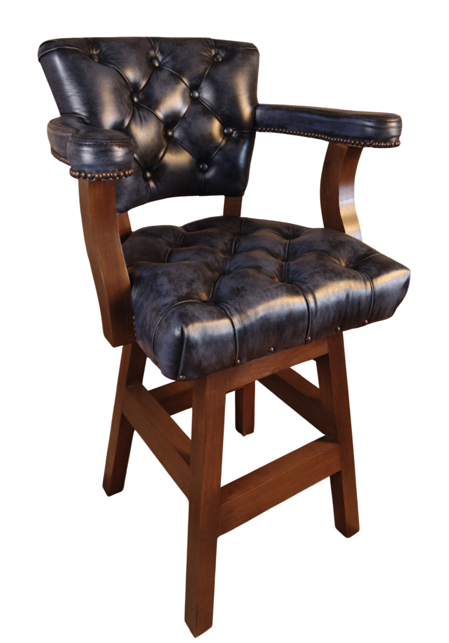 Divine West - Leather Barstools
