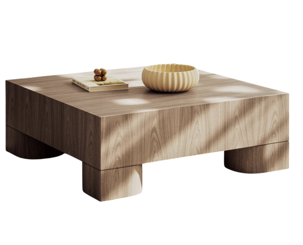 Walnut Eka Side Coffee Table