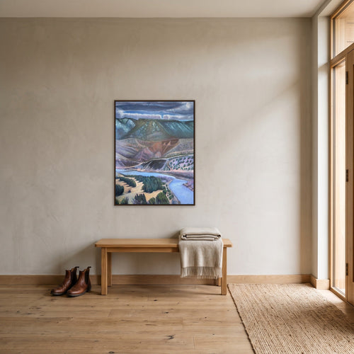 A River Runs Through it, shown staged in a furnished interior