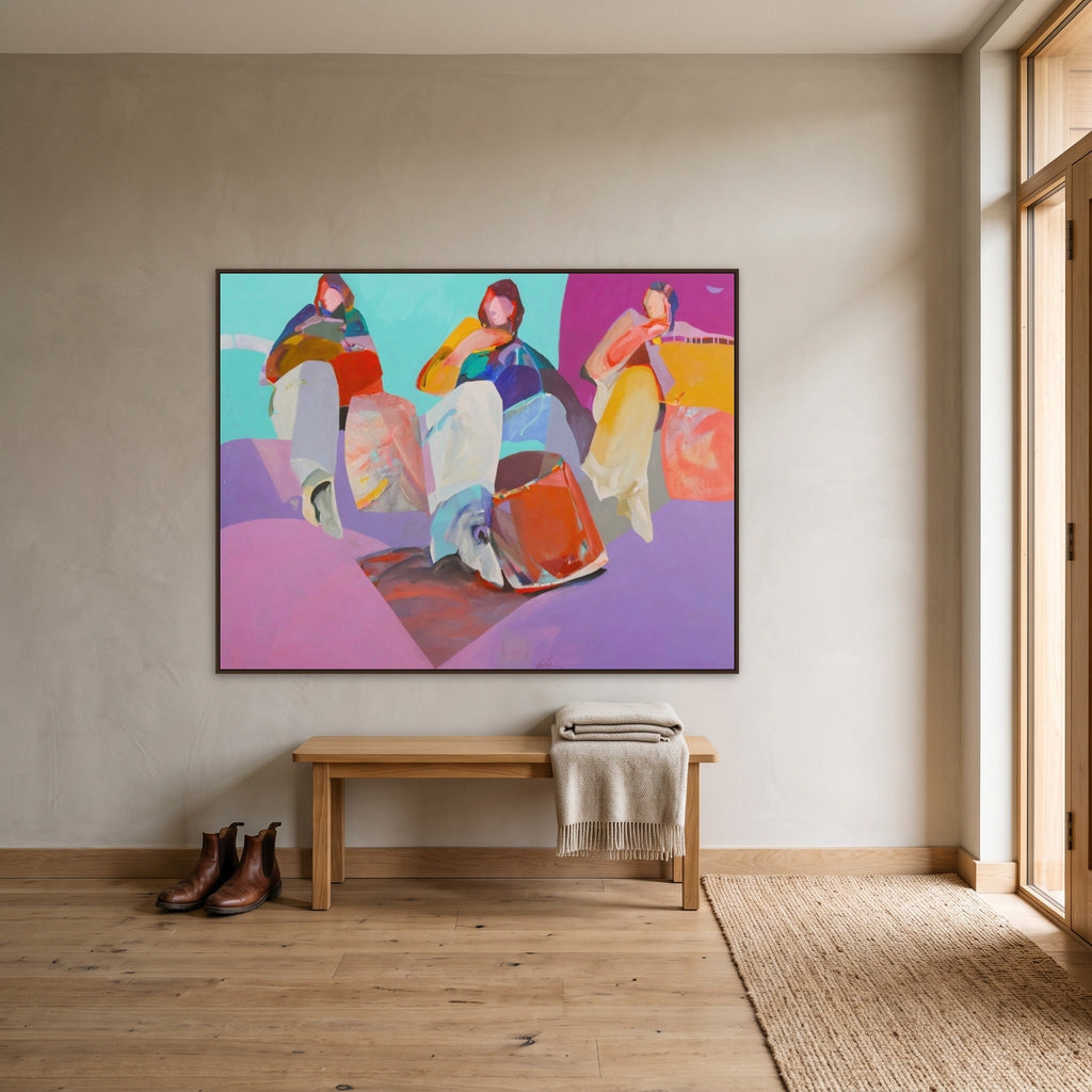 Chant of Peace, shown staged in a furnished interior