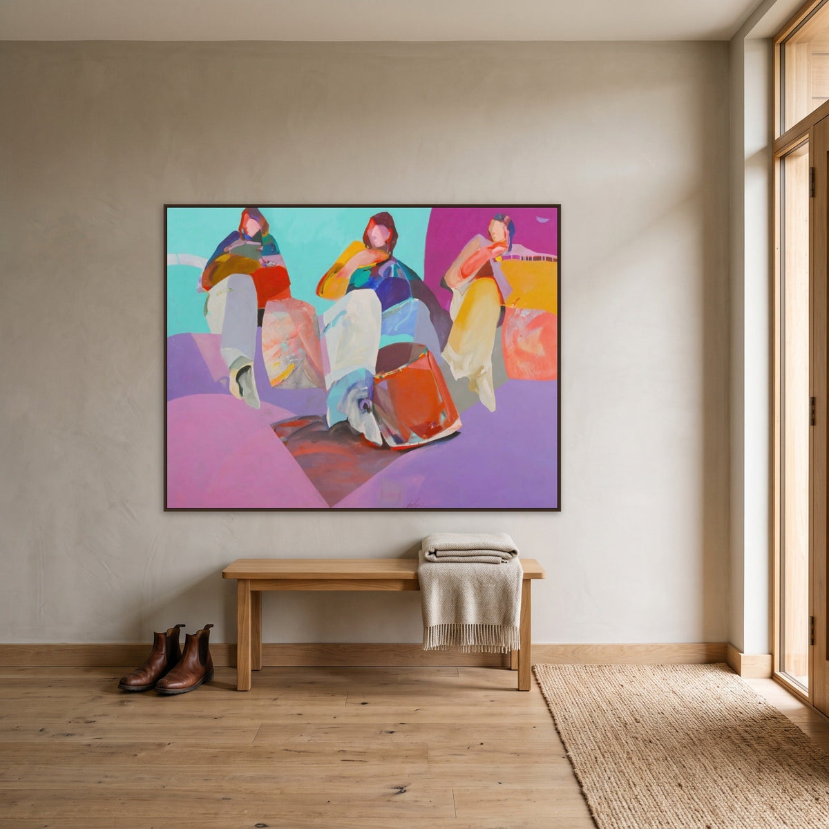 Chant of Peace, shown staged in a furnished interior
