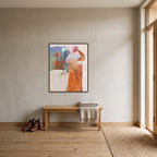 Pilgrimage Fall, shown staged in a furnished interior