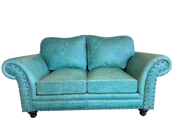 Caribbean Turquoise Loveseat