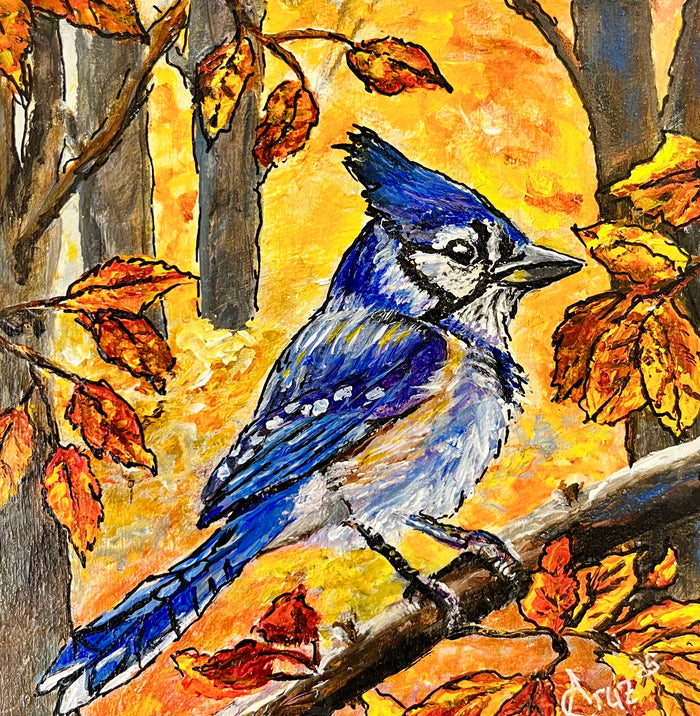 A Feathered Pause in the Pines