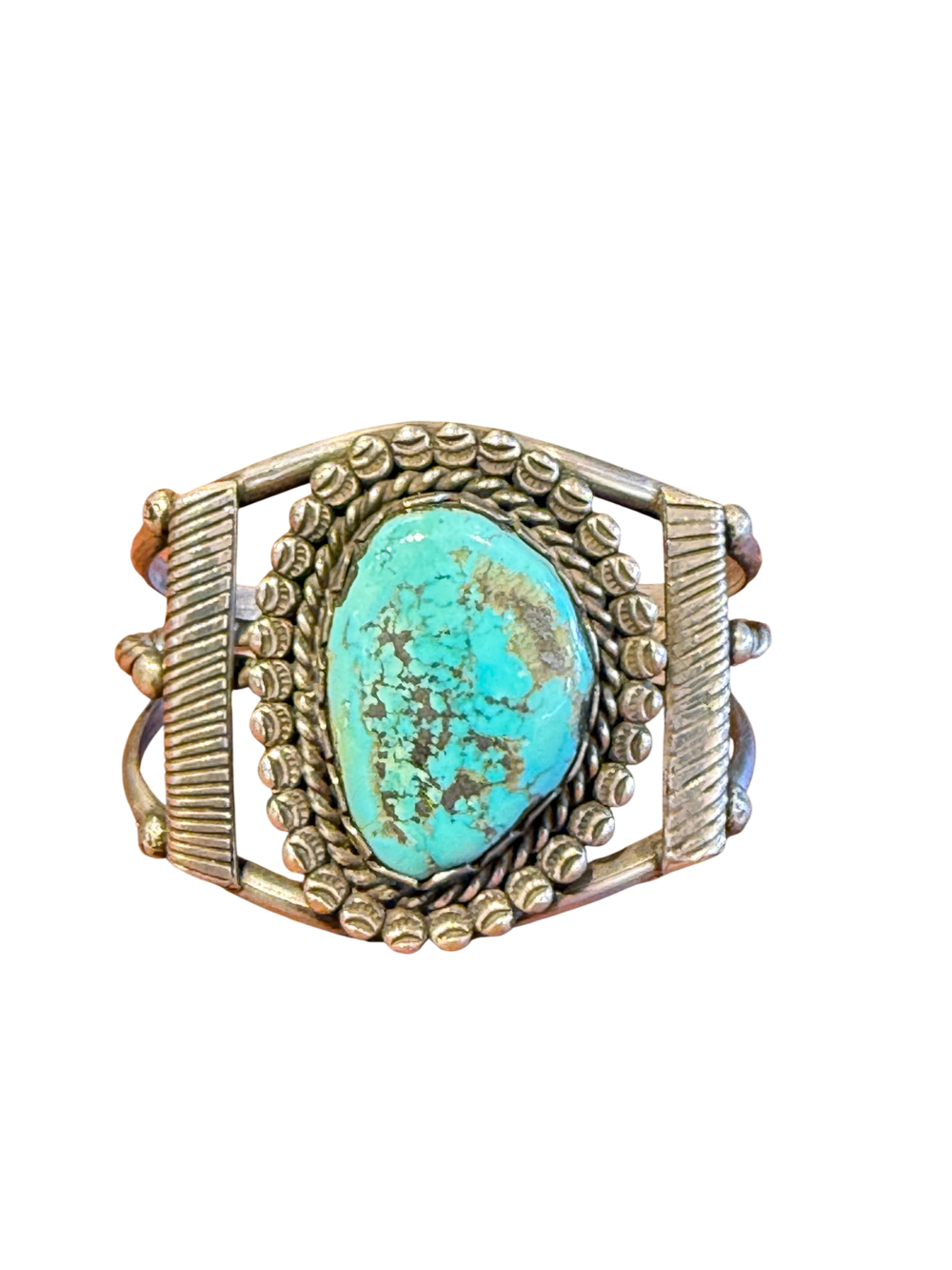Divine West - Blue Gem Turquoise Cuff