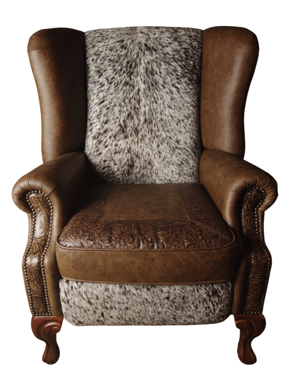 Divine West - Longhorn Wingback Recliner